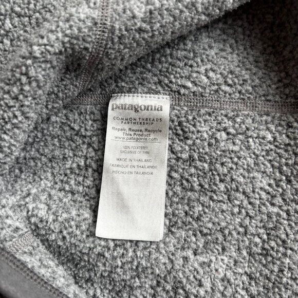 Patagonia Women's Better Sweater 1/4 Zip Grey Womens Small - Picture 9 of 11